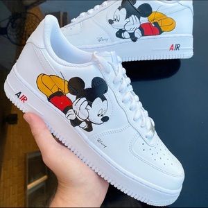 Nike air force 1 custom mickey